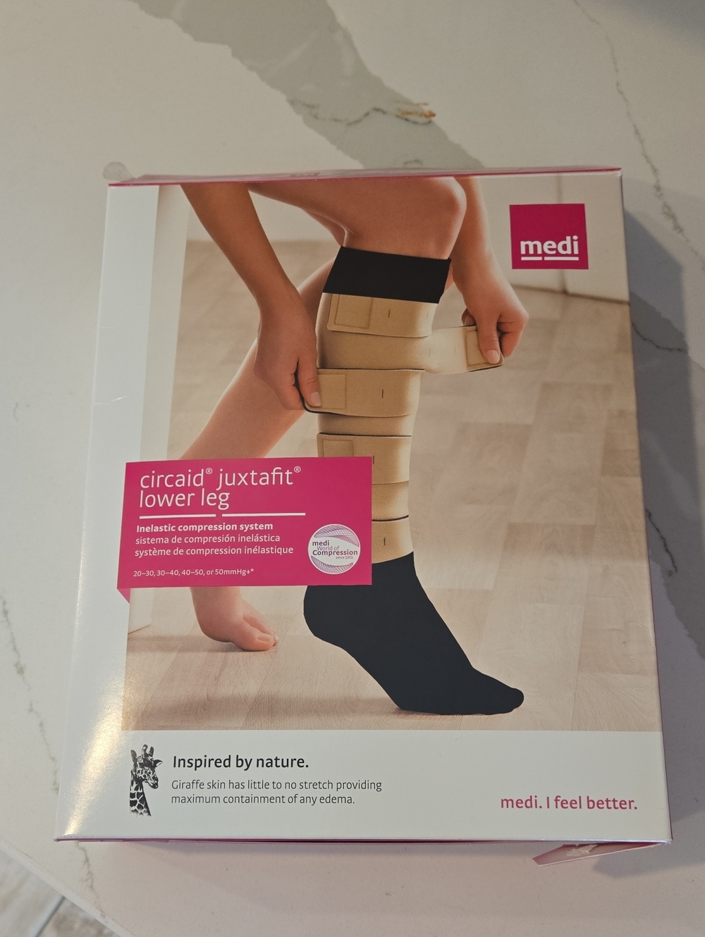 New Medi Circaid Juxtafit Essentials Lower Leg Compression Wrap  Size Medium